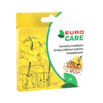 EURO CARE sinepiplaastrid karbis 10 tk