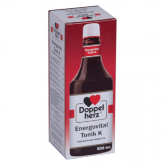 DOPPELHERZ ENERGOVITAL TONIC K 500ML