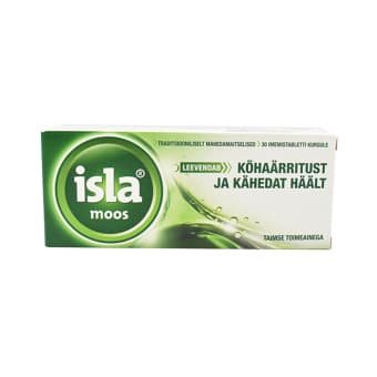 ISLA-MOOS MAHEDA MAITSEGA IMEMISTABLETID N30