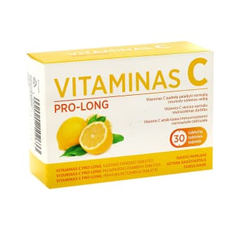 VITAMIIN C PRO-LONG TABL N30