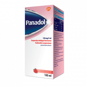 PANADOL SUUKAUDNE SUSP 120MG/5ML 100ML N1