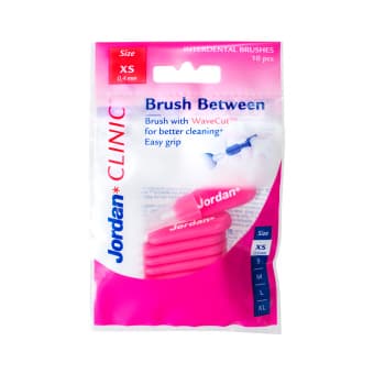 JORDAN hambavahehari BRUSH BETWEEN, XS, 0,4 mm 10 tk