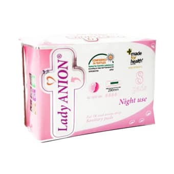 Anioonribaga öösidemed LADY ANION 8 tk