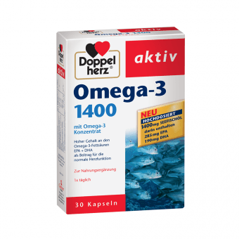 DOPPELHERZ AKTIV OOMEGA-3 1400MG CAPS N30