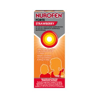 NUROFEN FORTE STRAWBERRY SUSP 40MG/ML 100ML N1
