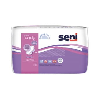 SENI LADY URO PROTECT  SUPER hügieenisidemed kaitsmiseks uriinileke eest 15 tk