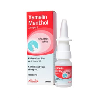 XYMELIN MENTHOL NINASPREI 1MG/ML 10ML N1