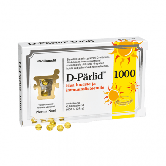 D-PÄRLID 1000 25MCG N40