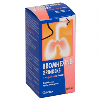 BROMHEXINE-GRINDEKS SIIRUP 0,8MG 1ML 100ML N1