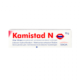 KAMISTAD N IGEMEGEEL 20MG+185MG 1G 10G