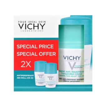 VICHY antiperspirant rulldeodorantide komplekt naistele INTENSIVE 48 H, 50 ml 2 tk