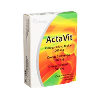 ACTAVIT OMEGA 3 KALAÕLI CAPS 1000MG N60