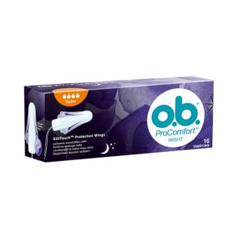 Tampoonid O.B. PRO COMFORT NIGHT SUPER 16 tk