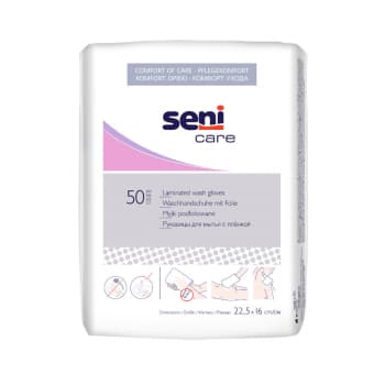 SENI CARE naha puhastuskindad kaitsekilega 50 tk
