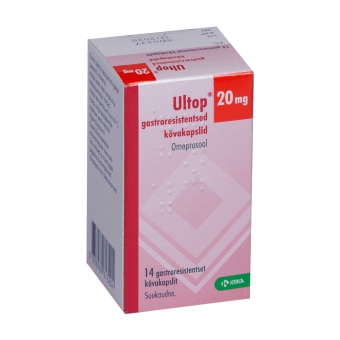 ULTOP GASTRORESIST. KÕVAKAPS 20MG N14