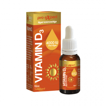 PRO EXPERT VITAMIN D 4000IU TILGAD 10ML