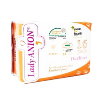 Anioonriba ja tiivakestega pesukaitsmed LADY ANION 16 tk