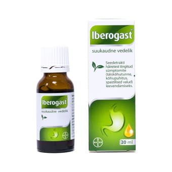 IBEROGAST SUUKAUDNE VEDELIK 20ML N1