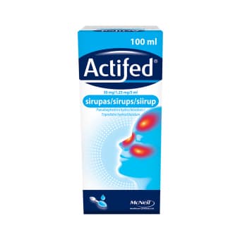 ACTIFED SIIRUP 6MG+0,25MG/ML 100ML N1