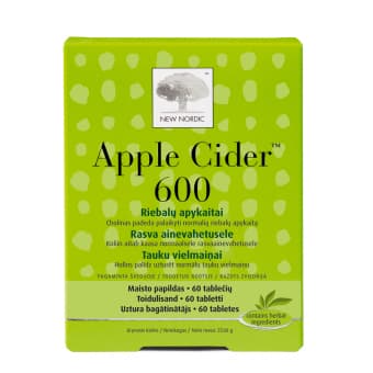 New Nordic Apple Cider TBL 600MG N60