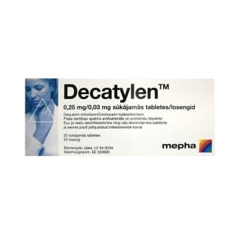 DECATYLEN LOSENG 0,25MG+0,03MG N20