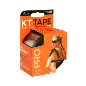 KT TAPE plaaster PRO, musta värvi 20 triibud