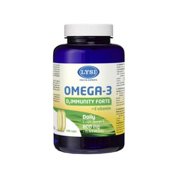 LYSI OMEGA-3 IMMUNITY FORTE KAPSLID N100