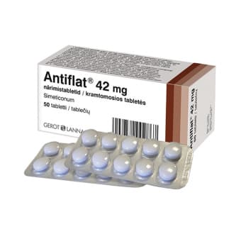 ANTIFLAT NÄRIMISTBL 42MG N50