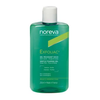NOREVA EXFOLIAC ÕRN VAHUTAV GEEL AKNELISE NÄO PUHASTAMISEKS 250ML