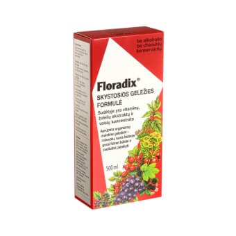 SALUS FLORADIX RAUA-ÜRDISIIRUP 500 ml