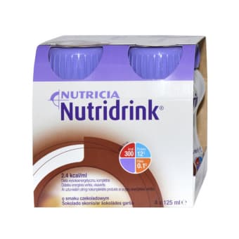 NUTRIDRINK  CHOCOLATE piima baasil, 125ml x 4 šokolaadimaitseline, alates 3. eluaastast 125 ml