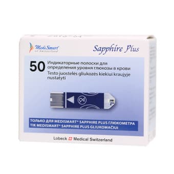 MEDISMART  SAPPHIRE testribad 50 tk