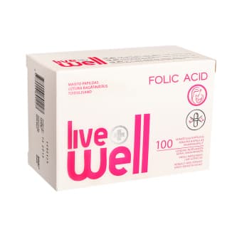 LIVE WELL FOOLHAPE 400 MCG N100