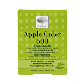 APPLE CIDER TBL 600MG N120