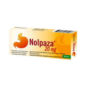 NOLPAZA GASTRORESIST. TBL 20MG N7