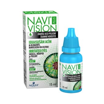 NAVI VISION PLUS  IRRITATED EYES silmatilgad ärritunud silmadele 15 ml