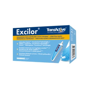 EXCILOR küünepliiats seenhaiguste raviks TRANSACTIVE 1 tk