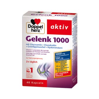 DOPPELHERZ AKTIV GELENK 1000MG LIIGESTELE JA LIHASTELE N40