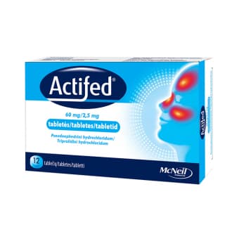 ACTIFED TBL 60MG+2,5MG N12