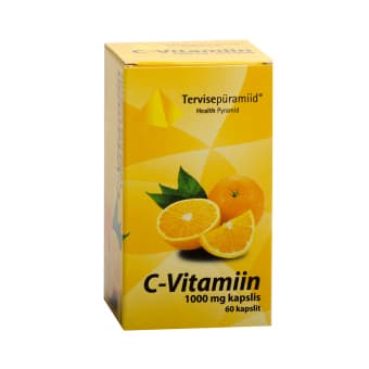 TERVISEPÜRAMIID C-VITAMIIN 1000MG KAPSLID 74G N60