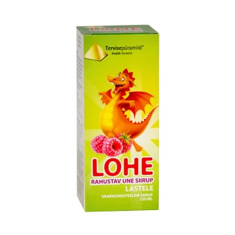 TERVISEPÜRAMIID LOHE UNESIIRUP LASTELE VAARIKAMAITSELINE 150 ml