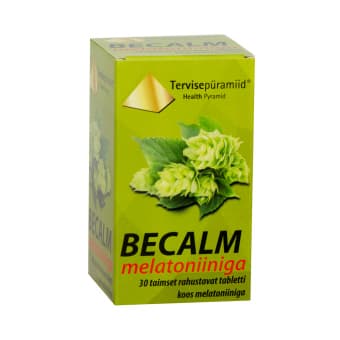 TERVISEPÜRAMIID BECALM MELATONIINIGA TBL N30