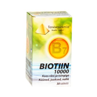 TERVISEPÜRAMIID BIOTIIN 10000 TABLETID N30