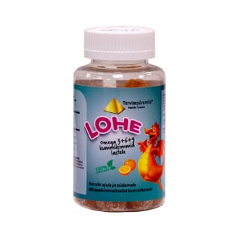 TERVISEPÜRAMIID LOHE OMEGA 3+6+9 KUMMIKOMMID N60